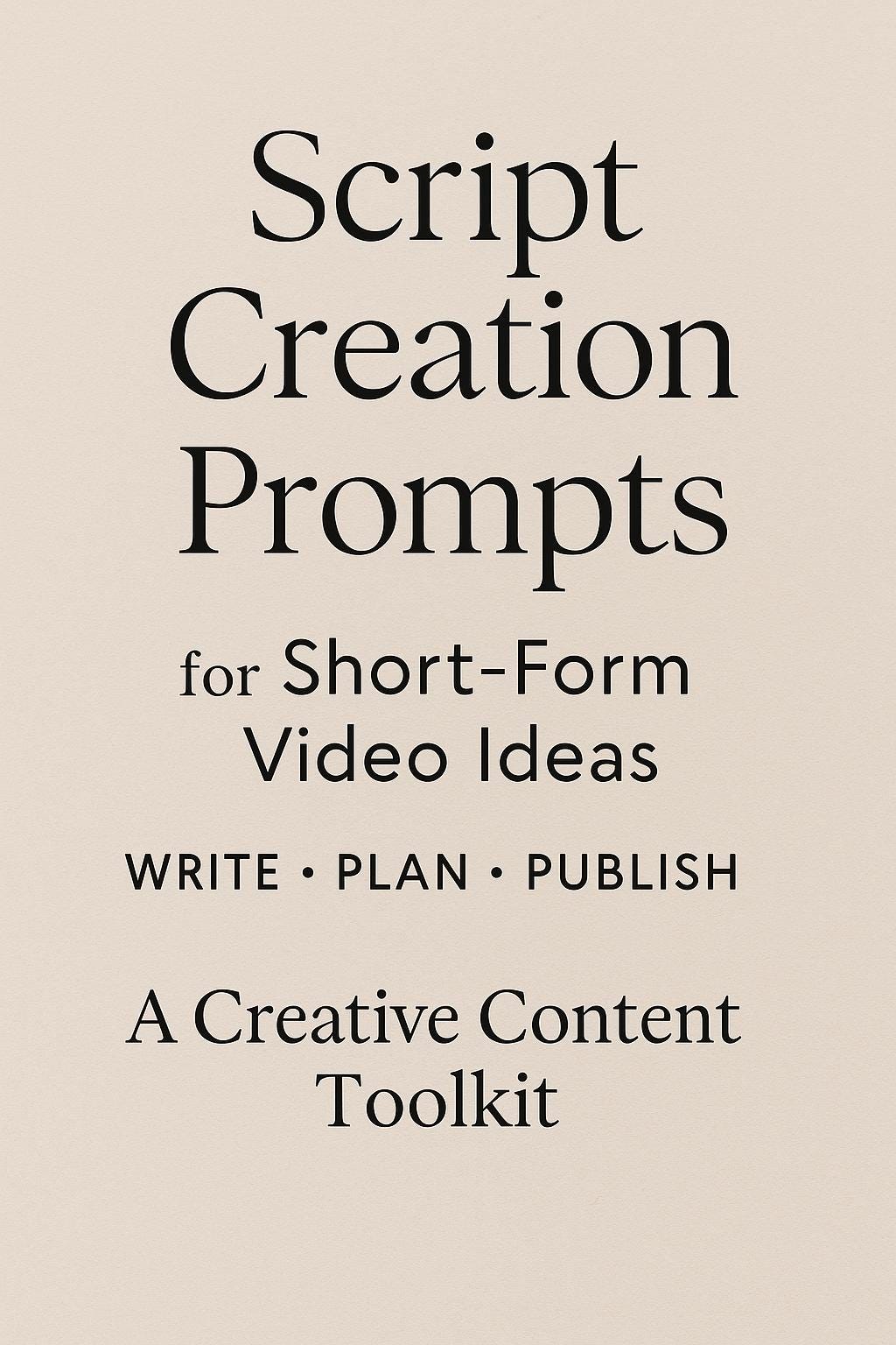 Viral Script Prompt PDF | Short Video Content Planner | Digital Writing ...
