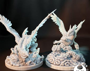 Kaijumon Latios & Latias – Twin Sky Guardians | 3D Resin Printed Figures (50mm Bases)
