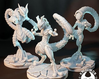 Mewtwo, Mega Mewtwo Y & Mega Mewtwo X | Resin Miniatures | Pokémon Kaiju Fusion Collectibles