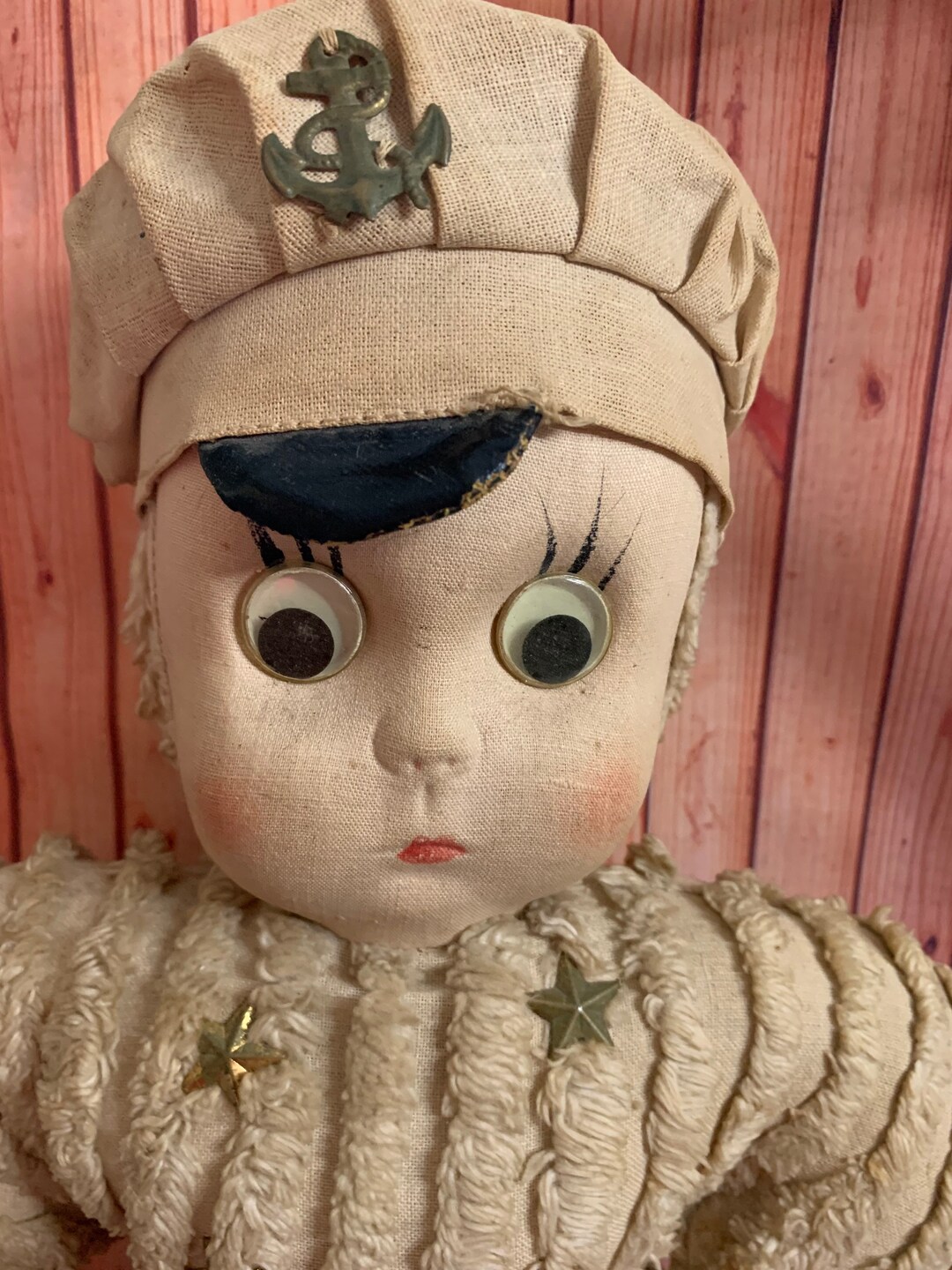 15 Inch Stuffed Google Eye Doll Etsy