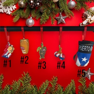 Puerto Rican Christmas Ornaments #1-15