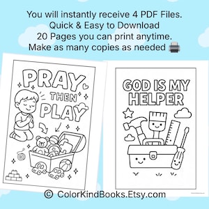 Sunday School Coloring Pages | Printable Christian Coloring Pages | Kids Bible Coloring | Religious Coloring | Kids Church Activities | VBS image 8