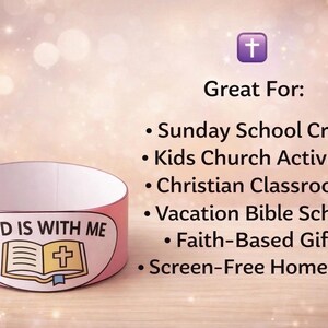 Jesus Printable Paper Bracelets | Kids Bible Craft | Faith Based ...