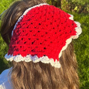 100% Cotton Handmade Crochet Bandana