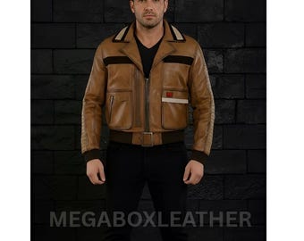 Star Wars Inspired Rebel Alliance Jacket | Galactic Hero Cosplay Handmade Men’s Biker Jacket.