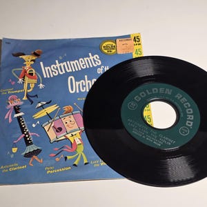 1950s &#39;Instruments of the Orchestra&#39; 45rpm Golden Record