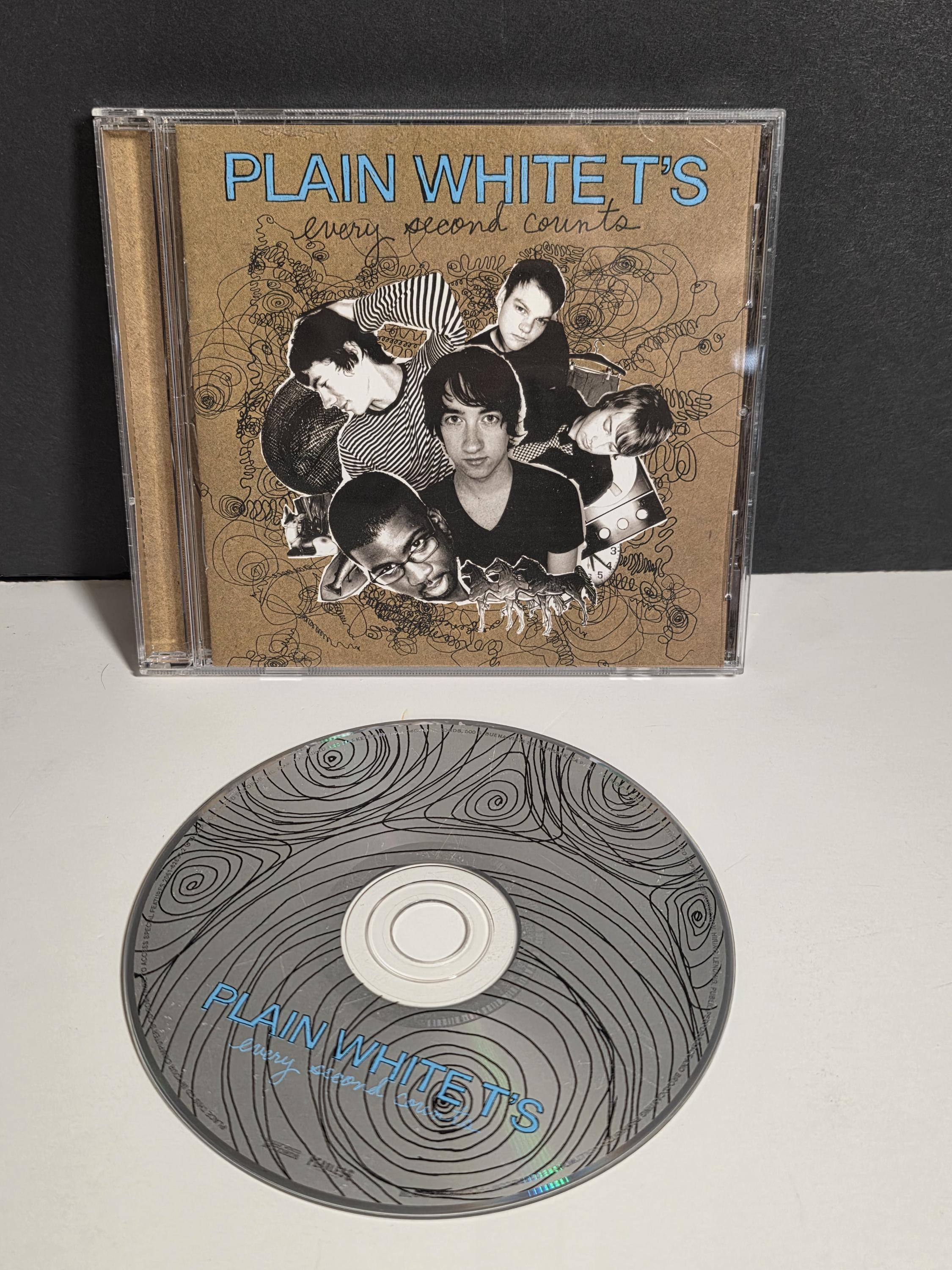 洋楽 White Covers to Landser CD Plain White T's 'every Second Counts' CD Album (2006) - Etsy