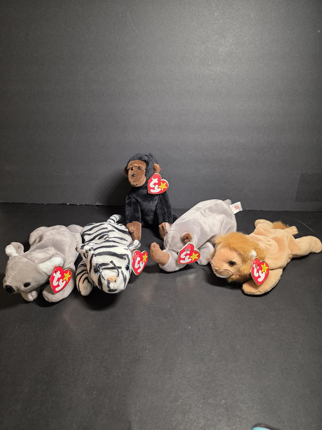 ❣️✨❣️TY Beanie Buddies 猿ぬいぐるみ3体セット❣️✨❣️ 1996 TY Beanie Babies Jungle Animal Bundle - Etsy
