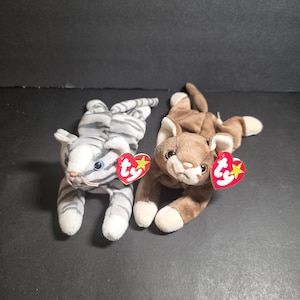 1997 TY Beanie Babies Bundle of 2 Cats