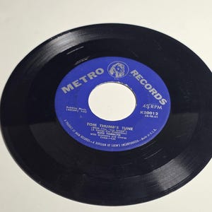 1959 &#39;Tom Thumb&#39;s Tune&#39; 45rpm Vinyl Record
