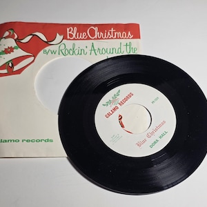 Vintage Dora Hall Christmas 45rpm Vinyl Record