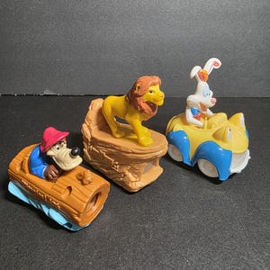1995 &#39;Disneyland 40th Anniversary&#39; McDonald&#39;s Happy Meal Toys, Bundle of 3