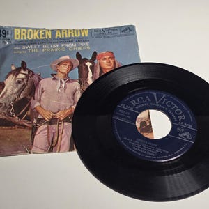 1957 &#39;Broken Arrow&#39; 45rpm Vinyl Record