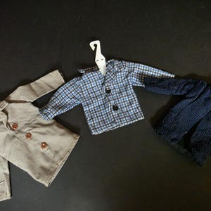 Bundle of 3 Vintage 1960s &#39;Ken&#39; Doll Jackets