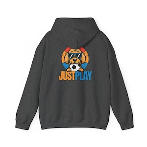 Just Play Soccer Hoodie: Unisex Motivational Sports Sweatshirt