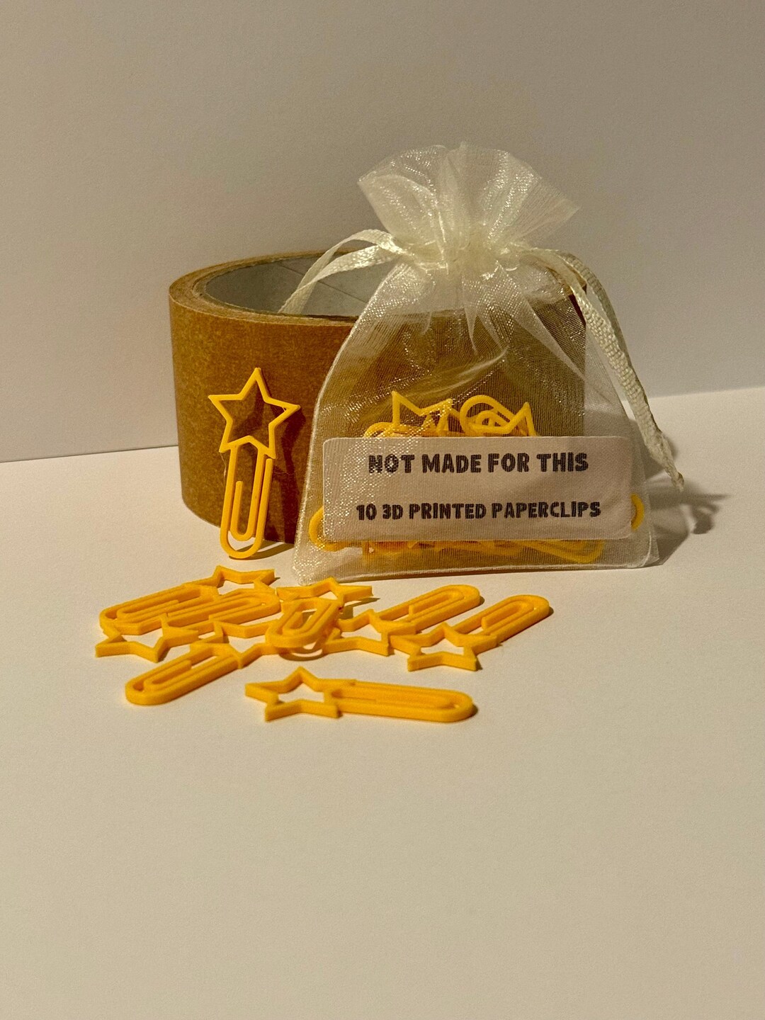 Star Paperclip Star Paperclip 10 Pack | 3D Printed Novelty Paperclips | Not Made for ...