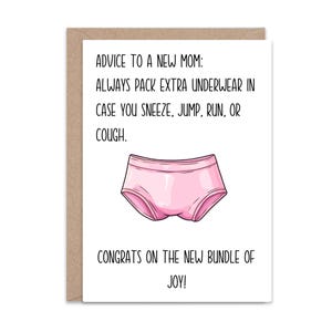 Advies voor een kersverse moeder (nieuwe baby) - Wenskaart - Wenskaart