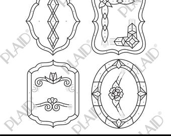 Frames Borders 1 - Gallery Glass Digital Pattern Pack