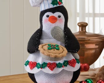Chef Pinguin 3D Wohndekor - Bucilla Digital Pattern