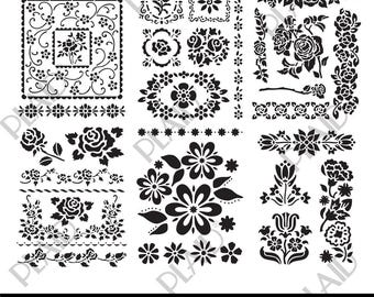 Floral Collection - Digital Stencil Bundle