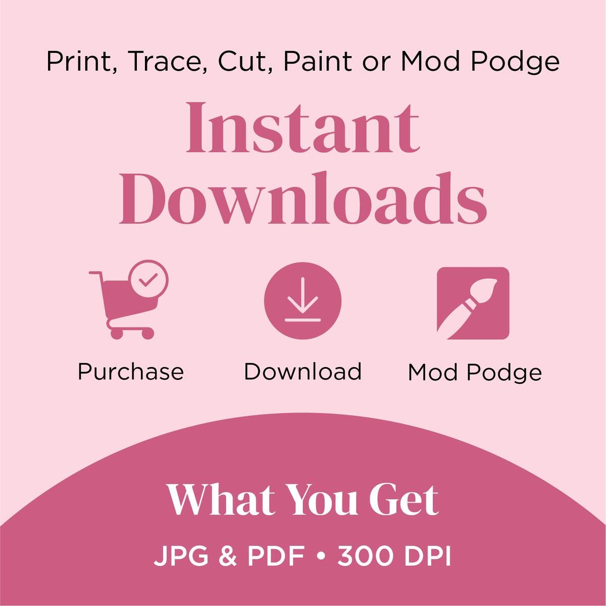 Mod Labels Watercolor Labels - Mod Podge Digital Image Bundle - Etsy