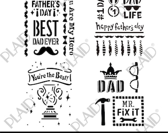 Father's Day Digital Stencil Bundle