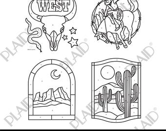 Western - Gallery Glass Digital Pattern Pack