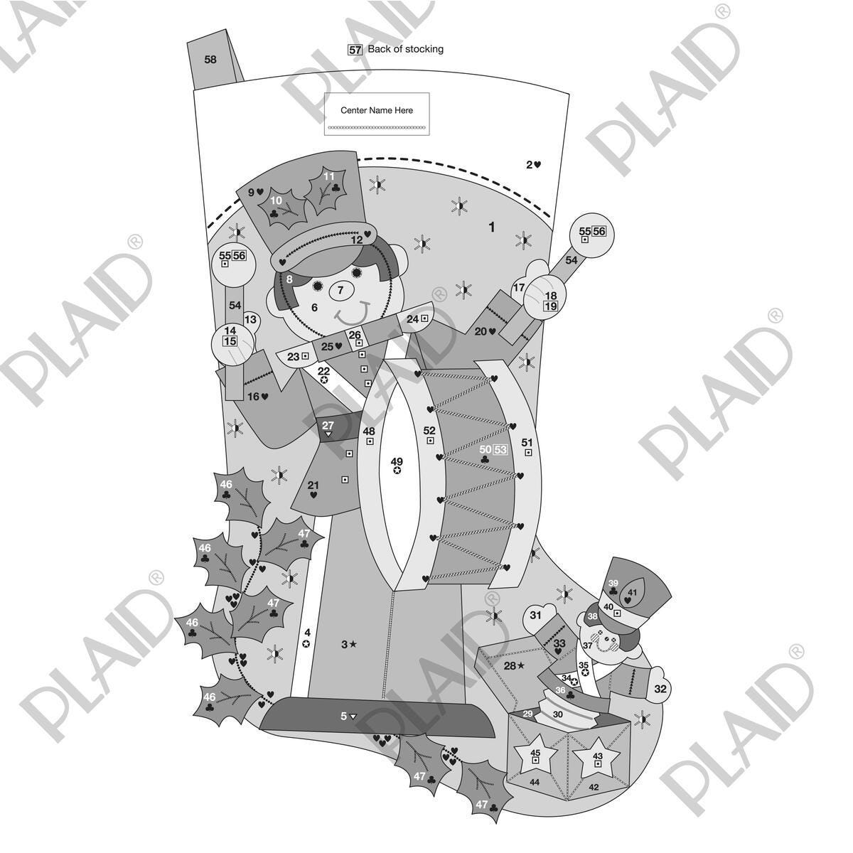 Toy Soldier - Bucilla Digital Stocking Pattern - Etsy