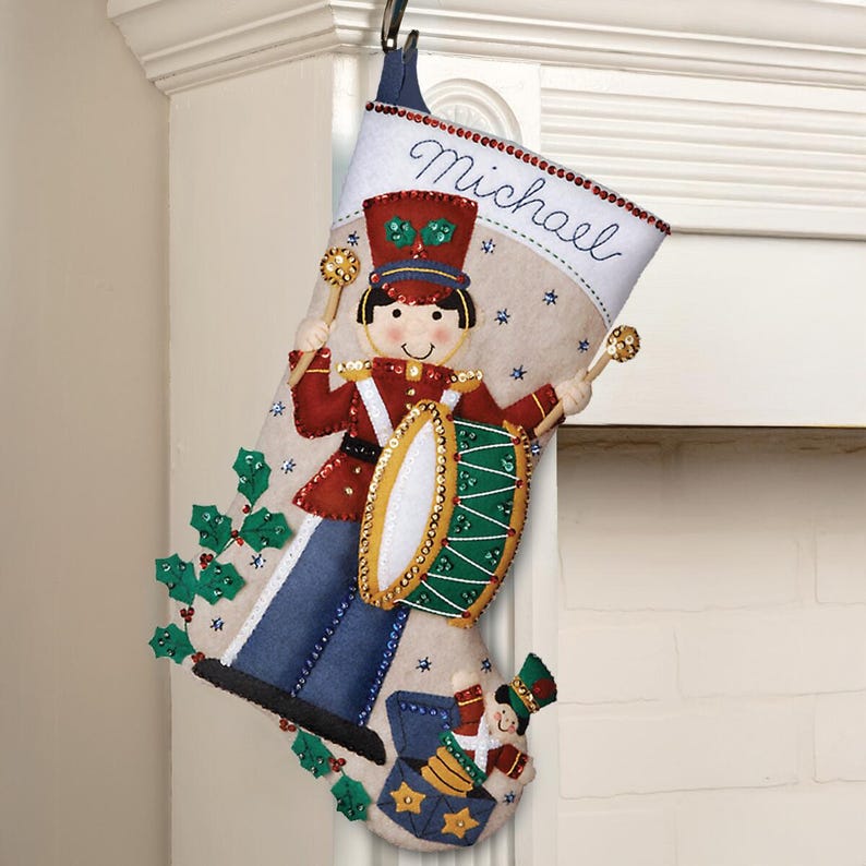 Toy Soldier - Bucilla Digital Stocking Pattern - Etsy