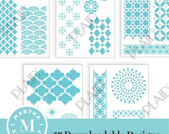 Geometric - Martha Stewart SVG Stencil Bundle