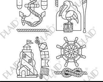 Nautical 1 - Gallery Glass Digital Pattern Pack