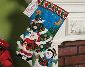 Tree Shopping - Bucilla Digital Stocking Pattern