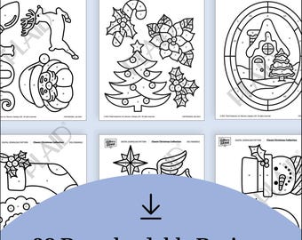 Classic Christmas - Galerieglas Digital Pattern Pack