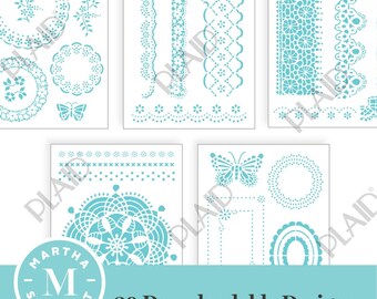 Lace Motifs - Martha Stewart SVG Stencil Bundle