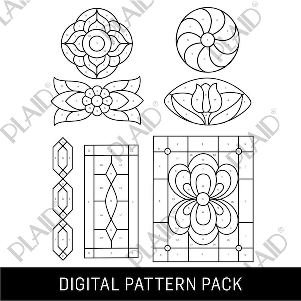 Leadlight Patterns - Etsy Australia