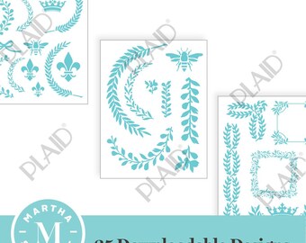 Elegant Frames & Borders - Martha Stewart SVG Stencil Bundle