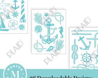 Set Sail Nautical - Martha Stewart SVG Stencil Bundle