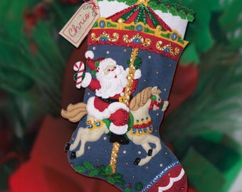 Carousel - Bucilla Digital Stocking Pattern