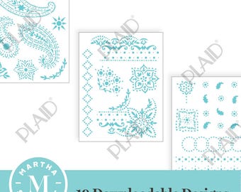Paisley - Martha Stewart SVG Stencil Bundle