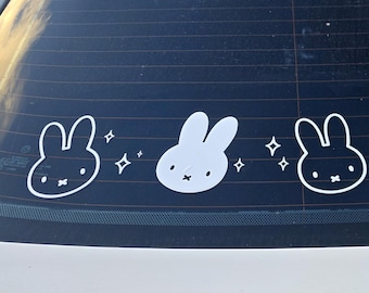 Bunny & Sparkles Decal