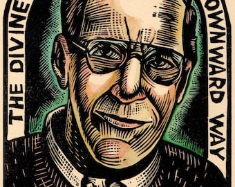 Henri Nouwen original Art Christian Catholic writer