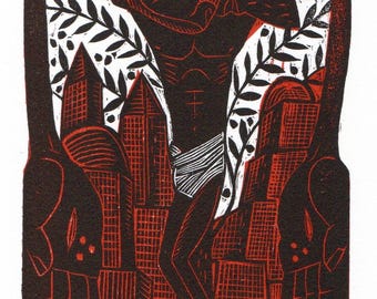 Christ as Promised Land icon Gaza War