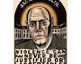 Jacques Ellul icon of peace French sociologist