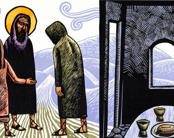 The Emmaus Revelation - Jesus and the two disciples