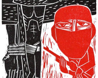 Christ as Hostage icon Gaza War