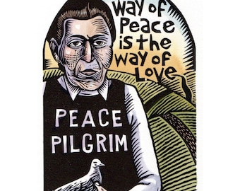 Peace Pilgrim icon of peace