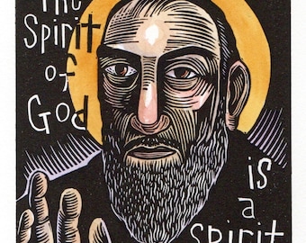 Padre Pio icon of peace Italian Saint stigmata