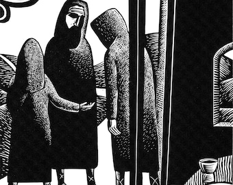 The Emmaus Road - Jesus and the two disciples