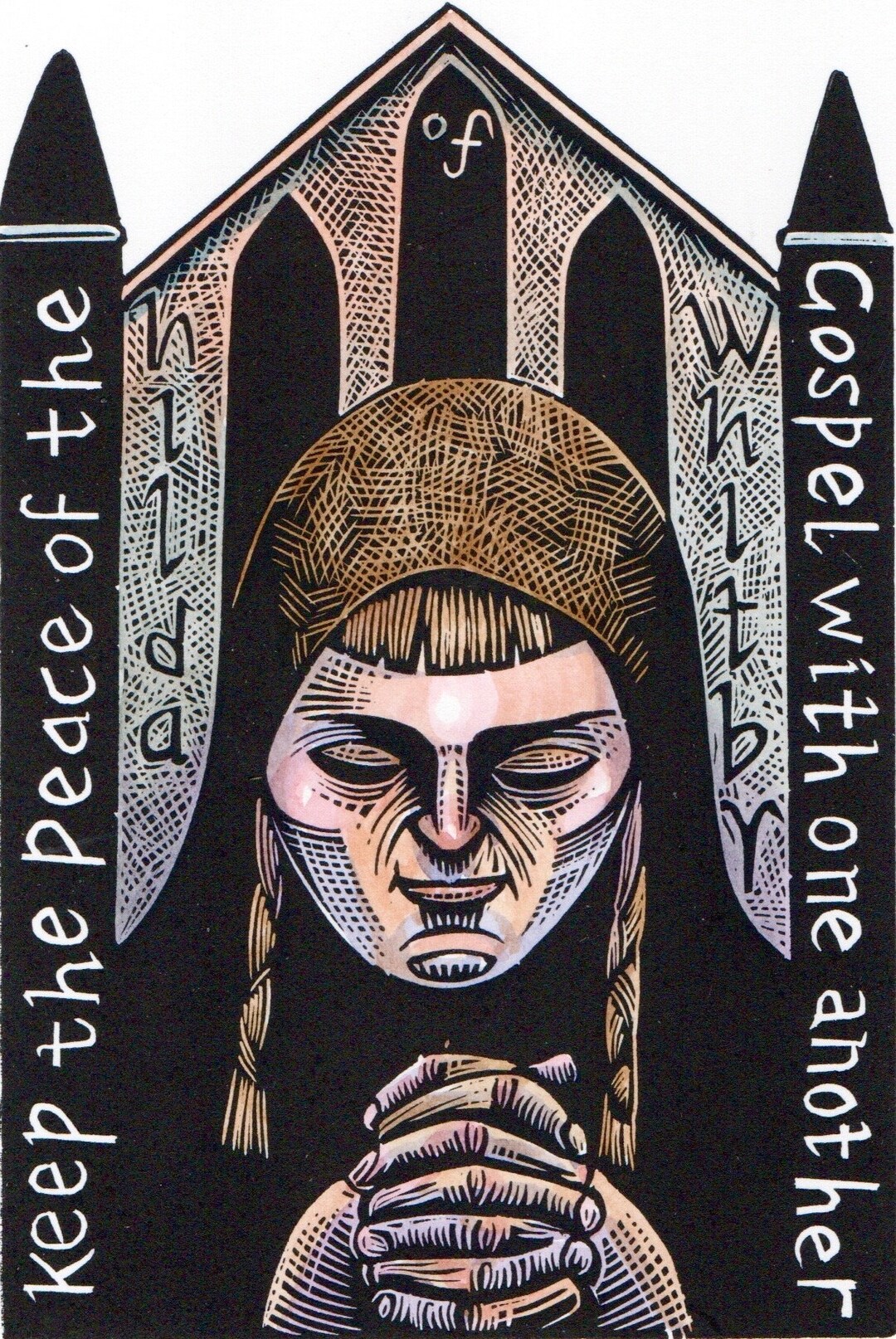 Hilda of Whitby Celtic Icon - Etsy