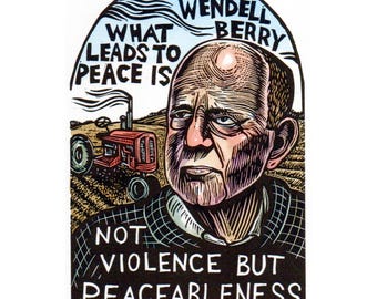 Wendell Berry Original Art naturalist poet
